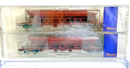 Roco 67140 Wagen-Set DR 2x Facs Selbstentladewagen MIT BELADUNG Ep.4 NEU OVP HO | Condition: Neu
