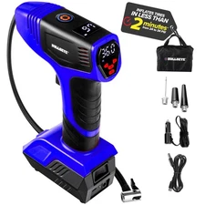 Bullseye Pro Tire Inflator Portable Air Compressor, Car Tire Inflator Portab...
