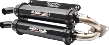 Polaris RZR XP 1000 TRINITY RACING Stage 5 Slip-On Exhaust Cerakote TR-4118S-C2