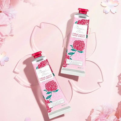 2 X L'occitane en Provence PIVOINE FLORA Hand Cream 1.oz / 30 ML each New