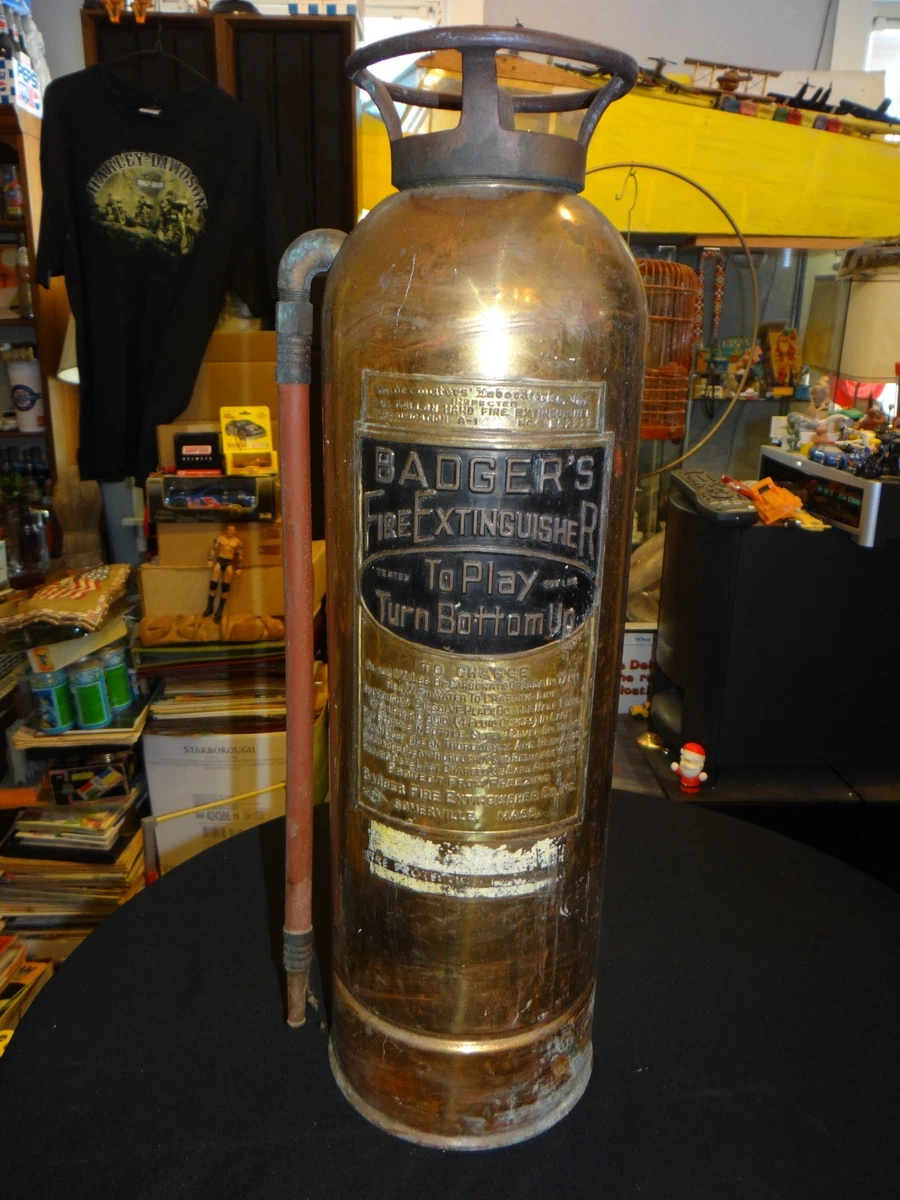 Badger Fire Extinguisher In Collectible Firefighting & Rescue