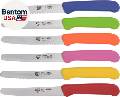 Table Knife 6 Pieces, Knife Set for Cutting, Pack of 6 Bread Knives, Breakfast K