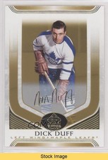 2020-21 Upper Deck SP Signature Edition Legends Gold Dick Duff #99 HOF READ 01ks
