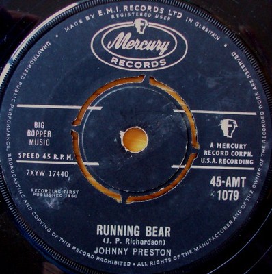 Johnny Preston - Running Bear / My Heart Knows  (7'', Single)