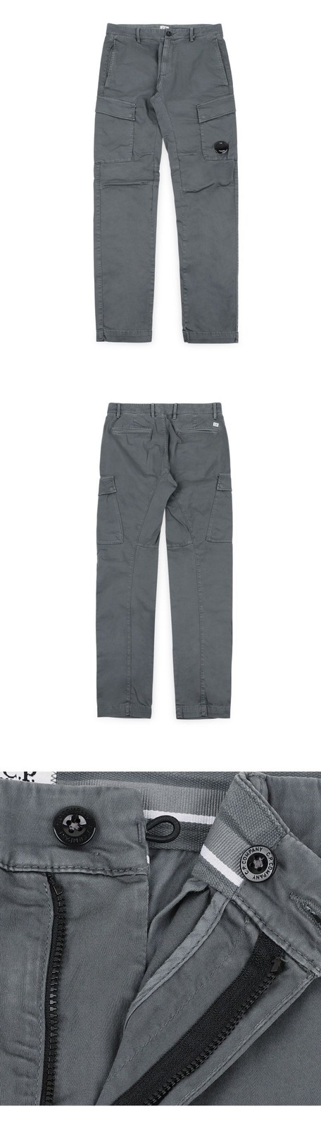 CP Company Men's Lens Patch Stretch Cargo Pants 152101350 thumbnail 3