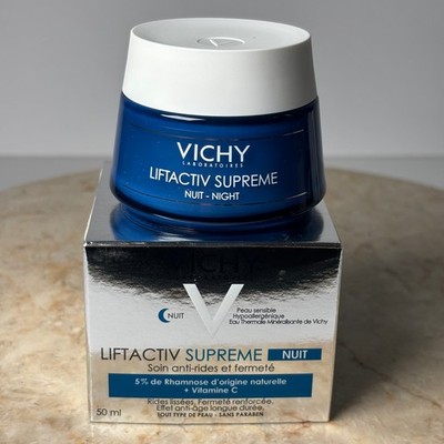 Vichy Liftactiv Supreme Night Cream 50ml Read Exp Blue Anti-Wrinkle Firming Care