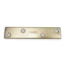 Zoro Select 1Wdh9 Mending Plate,Steel,3/4 Wx4 In L,Pk4