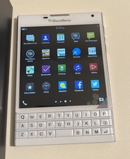 BlackBerry Passport 32GB GSM Unlocked 4G LTE White QWERY Smartphone- Open Box