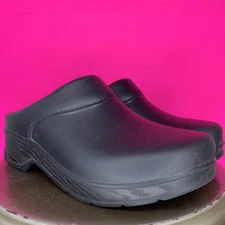 Klogs Abilene Black Slip-On Clog Sz 8W