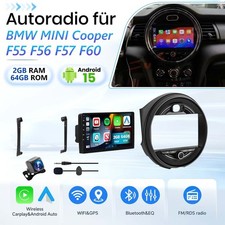 Android 15 Autoradio GPS Navi SWC CarPlay WiFi F�r BMW MINI Cooper F55 F56 F57