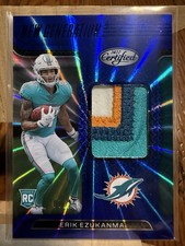 2022 Panini Certified - New Generation Jerseys Erik Ezukanma Mirror Blue /25