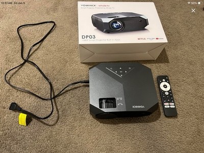 YOWHICK DP03 1080p Portable Projector HDMI USB