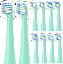 10 PCS Replacement Toothbrush Heads Compatible with Colgate Hum Toothbrush