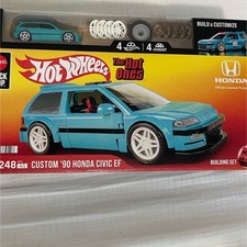 Hot Wheels The Hot Ones Custom '90 Honda Civic EF Set 248 Pieces