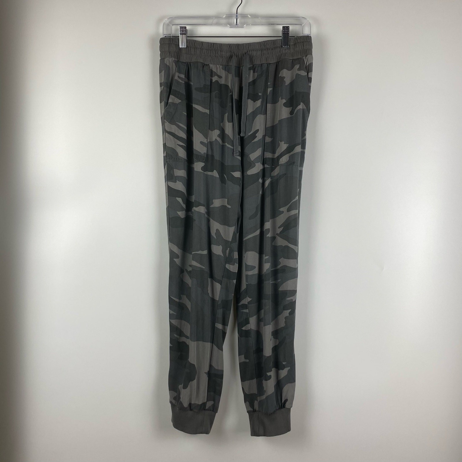 Splendid Camo Gray Joggers Drawstring Women’s Siz… - image 3
