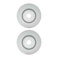 2 Bremsscheiben InnenbelüFtet Ø 63,6 Mm 25 Mm Hella FüR Ford Ecosport