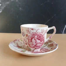 Johnson Brothers ROSE CHINTZ (MADE IN ENGLAND)Cup & Saucer Outside design