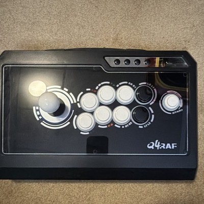 Qanba Q4RAF Wired Arcade Controller Turbo Black/White 4ft Cable | eBay