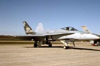 Original aircraft slide CF 188 Hornet 188730 RCAF 130th c/s 1997