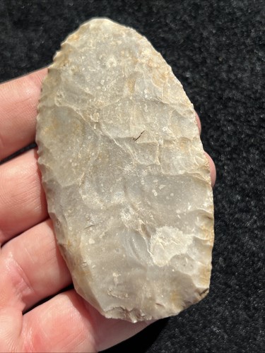 Indian Arrowhead Large Paleo Blade W/ Overshot Flakes Texas 3.9/16” Long Q327 - Picture 2 of 11