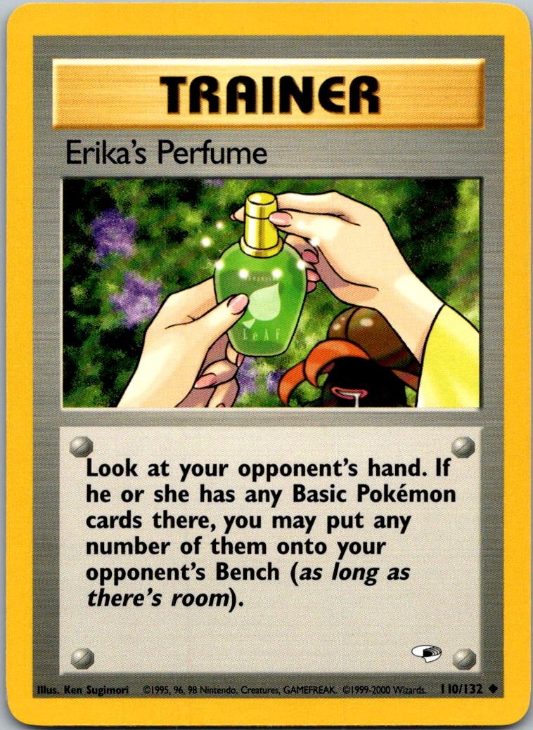 Erika's Perfume 110/132 Uncommon Gym Heroes Pokemon Unlimited Near Mint