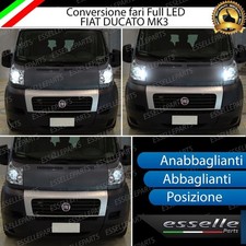 CONVERSIONE FARI FULL LED PER FIAT DUCATO MK3 III LED BIANCO CANBUS H7 12000lm
