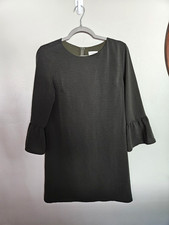 Everly Dress Women's Small Green Bell Sleeve Women's Swing Short Shift