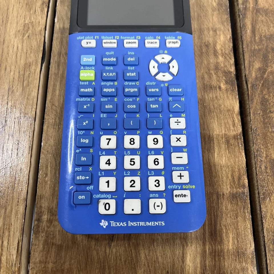 Texas Instruments TI-84 Plus CE Python – Blue Graphing Calculator No Cable/Cover - Image 2 of 4