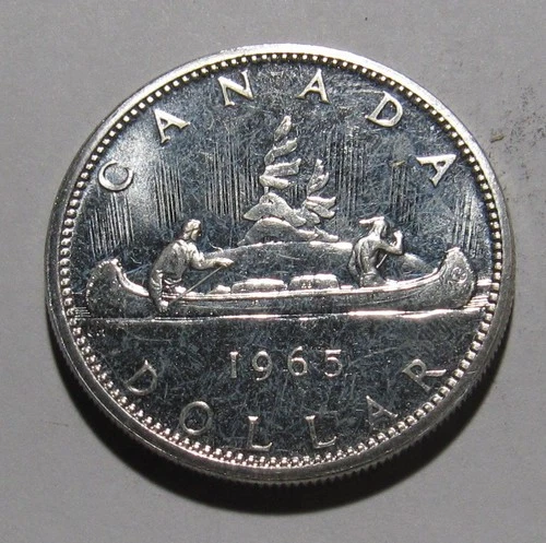 1965 Canada Silver Dollar — photo from another recent sale