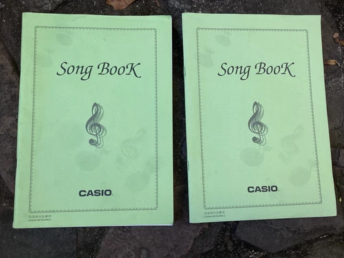 Original Casio Computer Co, LTD. 2 Song Books