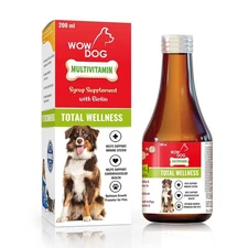 WOW DOG All-in-one Multivitamin Syrup with Biotin Optimum Health All Ages 200 ML