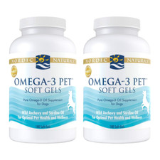  2pack  Nordic Naturals - Omega-3 Pet Soft Gels 180ct 