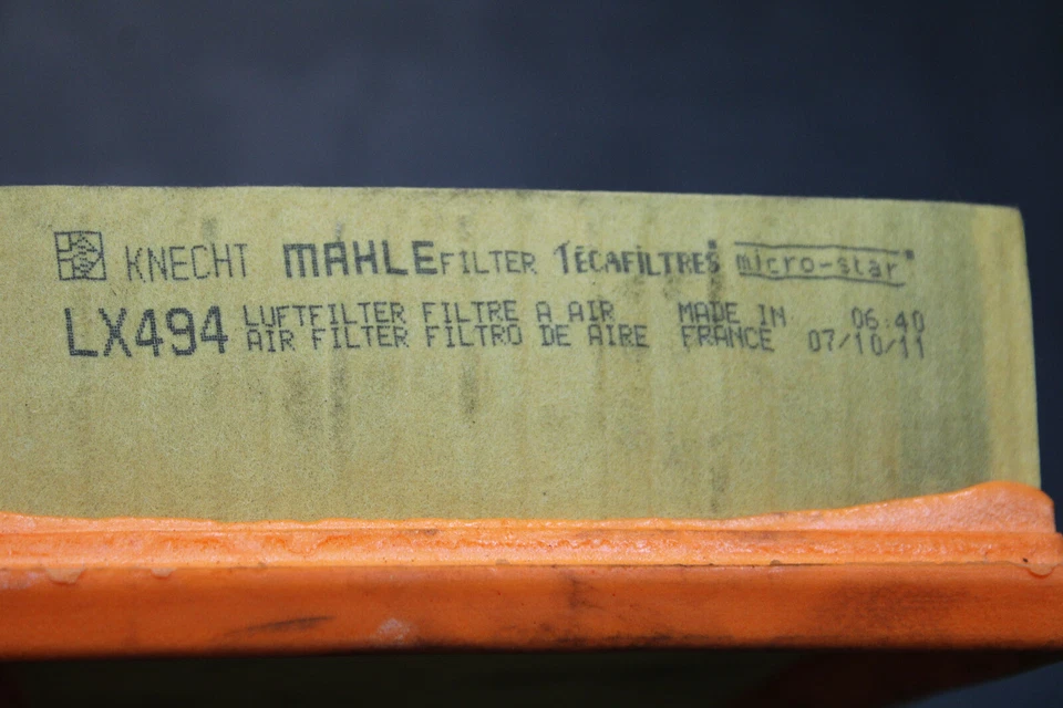 Luftfilter Mahle LX 494 Luftfiltereinsatz Filter für BMW E38 750i Alpina B12 - Bild 3 von 3