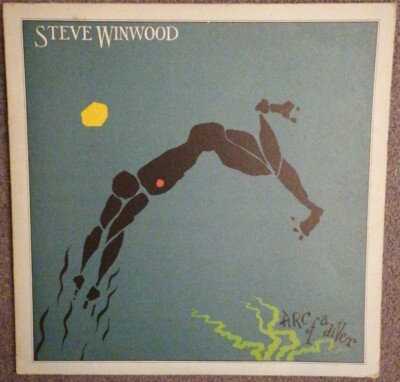 STEVE WINWOOD- Arc Of A Diver Vinyl LP 1st Press A2/B2 Lyric Inner Island...