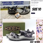 KEEN Terradora II Open Toe Sandals Grey / Pink Women's Size 10 Hiking Sandal New