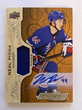 2018-19 Upper Deck Engrained Premium Memorabilia Autographs #82 Neal Pionk/65