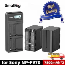 SmallRig Battery Charger Set 7800mAh for Sony NP-F970/NP-F750/NP-F550 Camera