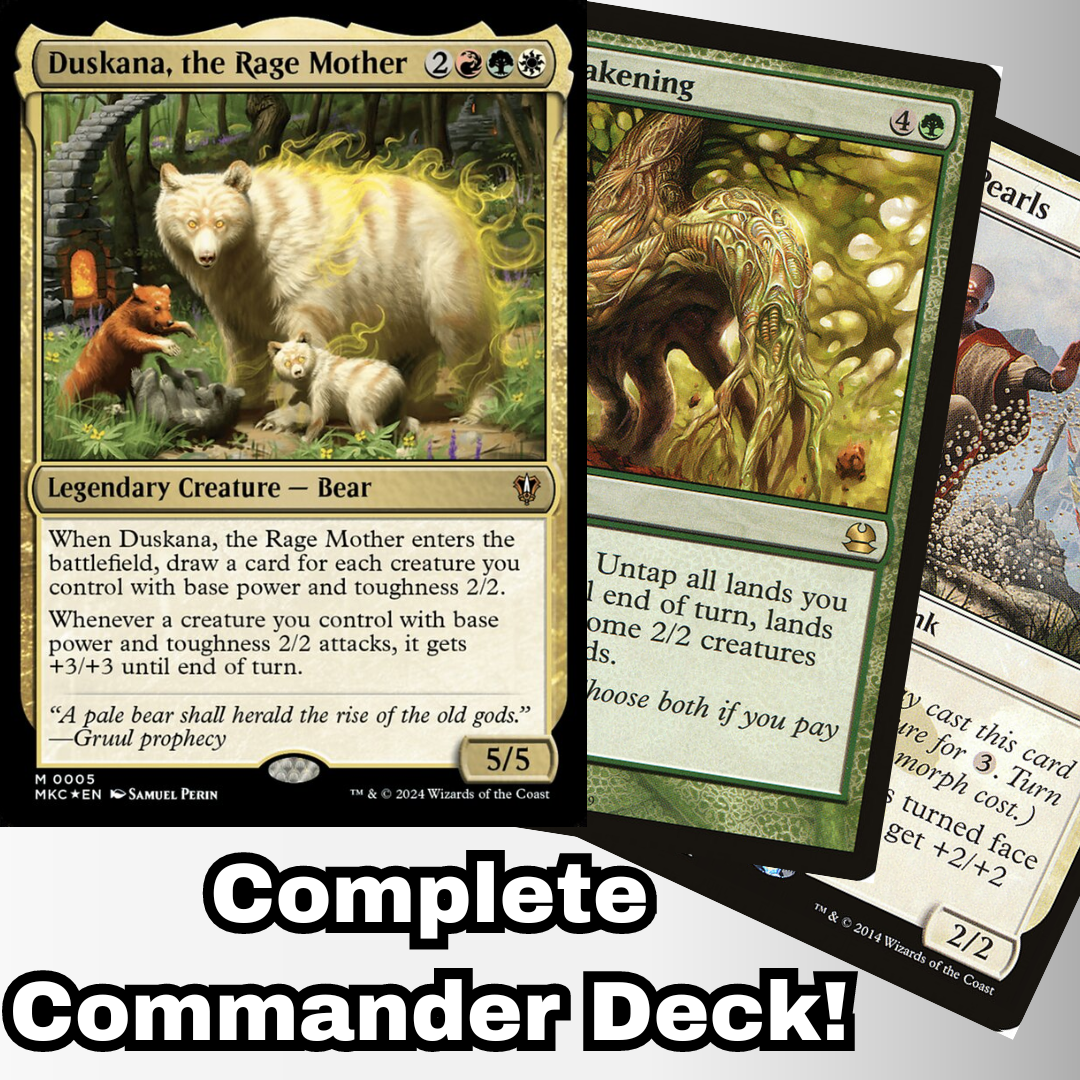 MTG Commander EDH Deck Duskana, the Rage Mother 100 Magic Cards Custom Deck  | eBay