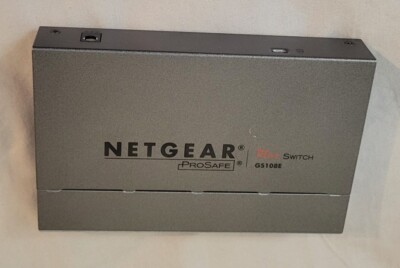 NETGEAR ProSAFE GS108E 8-Port Gigabit Plus Switch