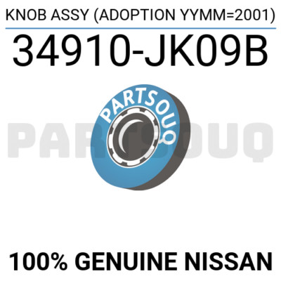 その他 nbnb 34910JK09B Genuine Nissan KNOB ASSY (ADOPTION YYMM=2001