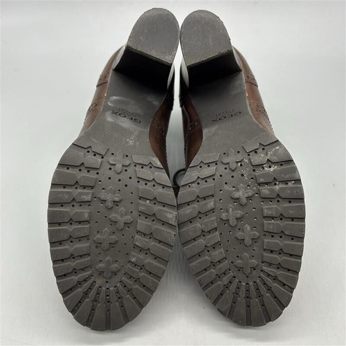 Geox Brown Leather High Heel Shoes - Size 3 UK - Picture 8 of 11