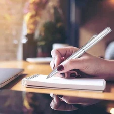 Students-Ballpoint Pen Short Spin Office School Teenager ball Roller Ink Black