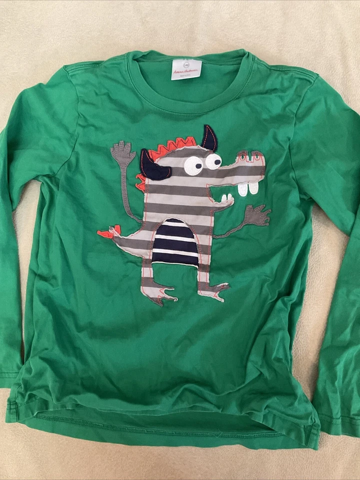 Hanna Andersson Shirt 140 Boys  Monster Flaw - Imagem 2 de 4