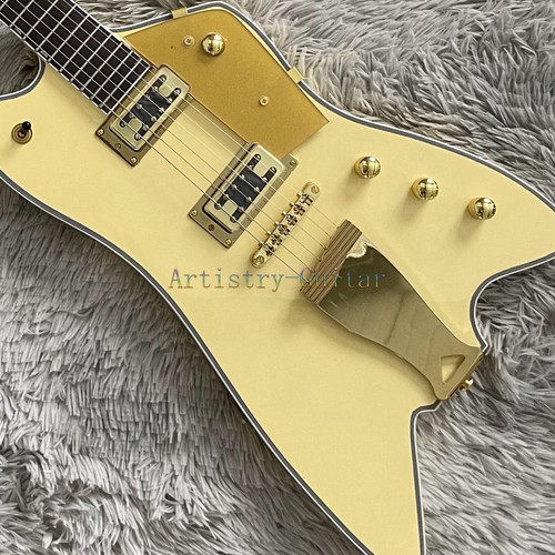 Factory Cream Color Electric Guitar BillyBo Jupiter Thunderbird Fast