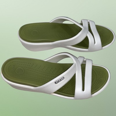 white crocs womens size 5