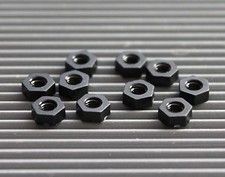 10 Stück M3 DIN934 Kunststoff Sechkantmutter...