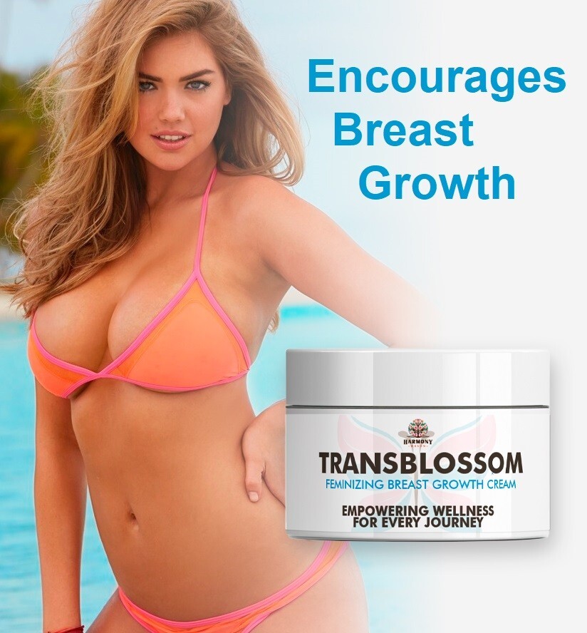 TransBlossom 100ml Crema massaggiante femminile per il seno - DI Harmony Haven
