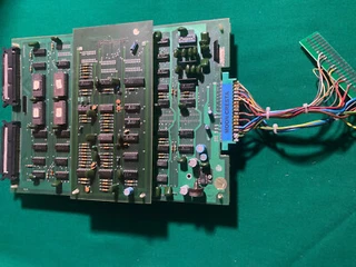 MOON CRESTA BY TAITO CLEAN TESTED ARCADE PCB WITH JAMMA ADAPTOR ORIGINAL RARE