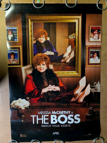 THE BOSS 27x40 ORIGINAL D/S MOVIE POSTER Melissa McCarthy