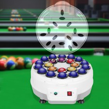 110V Automatic Pool Ball Cleaner/Snooker Polisher w/ Steel Brush fit 22 Ball